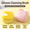 Silicone Pet Bath Brush for Dogs & Cats