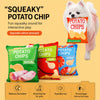 Plush Potato Chip Squeaky Toy for Dogs and Cats
