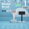 Cushioned Pet Pin Brush for Fluffing and Detangling