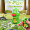 Big-Eyed Frog or Dinosaur Squeaky Dog Toy