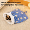 Semi-Enclosed Pet Tent Bed with Tunnel for Cats & Dogs