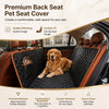 Water-Resistant Car Pet Seat Cover for Front, Rear & Cargo Areas