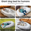 Oversized Plush Pet Bed with Removable Washable Cover