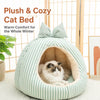 Enclosed Pet Bed for Cats and Small Dogs
