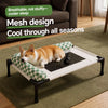 Elevated Cat & Dog Cot with Mesh Surface and Detachable Cushion