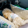 Car Pet Bed with Removable Cover and Seat Belt Strap