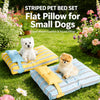 Striped Washable Pet Bed for Dogs & Cats