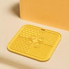 4-Grid Silicone Lick Mat for Dogs, 7.9-Inch Square
