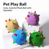 Squeaky Plush Ball Dog Toy