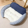 Reversible Curved Pet Sofa Bed for Small Dogs and Cats