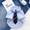 Lightweight Cotton-Linen Pet Shirt for Dogs and Cats