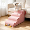 Foam Pet Stairs with Removable Washable Cover for Dogs and Cats