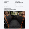 Water-Resistant Car Pet Seat Cover for Front, Rear & Cargo Areas