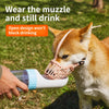 Soft Plastic Dog Muzzle with Breathable Mesh