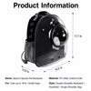 Windowed Pet Carrier Backpack for Cats & Small Pets