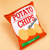 Plush Potato Chip Squeaky Toy for Dogs and Cats