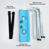 Foldable Dog & Cat Grooming Stand with Grooming Strap