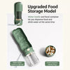 Foldable 2-in-1 Pet Water Bottle and Food Cup