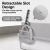 Stainless Steel Open-Top Cat Litter Box with High Sides
