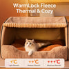 Enclosed Cat & Dog Bed with Removable, Washable Cushion