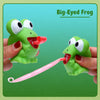 Big-Eyed Frog or Dinosaur Squeaky Dog Toy