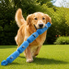 Four-Section Squeaky Sausage Dog Toy for Tug Play