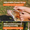 Soft Plastic Dog Muzzle with Breathable Mesh