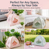 Indoor Tent Pet Bed with Reversible Cushion for Cats and Dogs