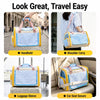 Oxford Cloth Pet Carrier Backpack for Cats and Small Dogs