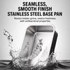 Stainless Steel Open-Top Cat Litter Box with High Sides