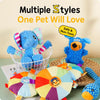 Plush Squeaky Pet Toy with Playful Animal Designs