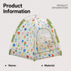 Semi-Enclosed Pet Tent Bed with Removable, Washable Cover