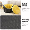 Faux Leather Enclosed Car Pet Carrier for Small Pets