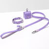 Faux Leather Collar with Gemstone-Inspired Detail for Dogs and Cats