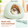 Enclosed Pet Bed for Cats and Small Dogs