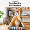 Semi-Enclosed Cat & Small Dog Tent Bed