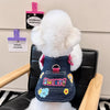 Denim-Style Nylon Harness and Leash for Cats and Small Dogs
