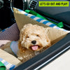 Car Pet Bed with Removable Cover and Seat Belt Strap