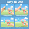 Interactive Cat Wand Toy with Flying Disc Launcher