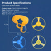 Interactive Cat Wand Toy with Flying Disc Launcher