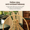 Handwoven Rattan Hanging Basket Cat Bed