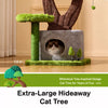Large Cat Tree with Sisal Scratching Surface and Hideaway
