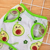 Fruit Print Polyester Pet Vest for Dogs and Cats
