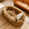 Oversized Plush Pet Bed with Removable Washable Cover