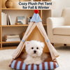 Semi-Enclosed Cat & Small Dog Tent Bed