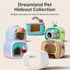 Washable Pet Bed with Removable Corduroy Cover for Cats & Dogs