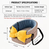 Small Dog & Cat Car Seat Bed with Removable Washable Cushion