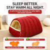Semi-Enclosed Pet Bed for Cats and Small Dogs