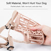 Soft Plastic Dog Muzzle with Breathable Mesh