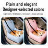 Quilted Pet Car Seat Cushion for Comfortable Travel